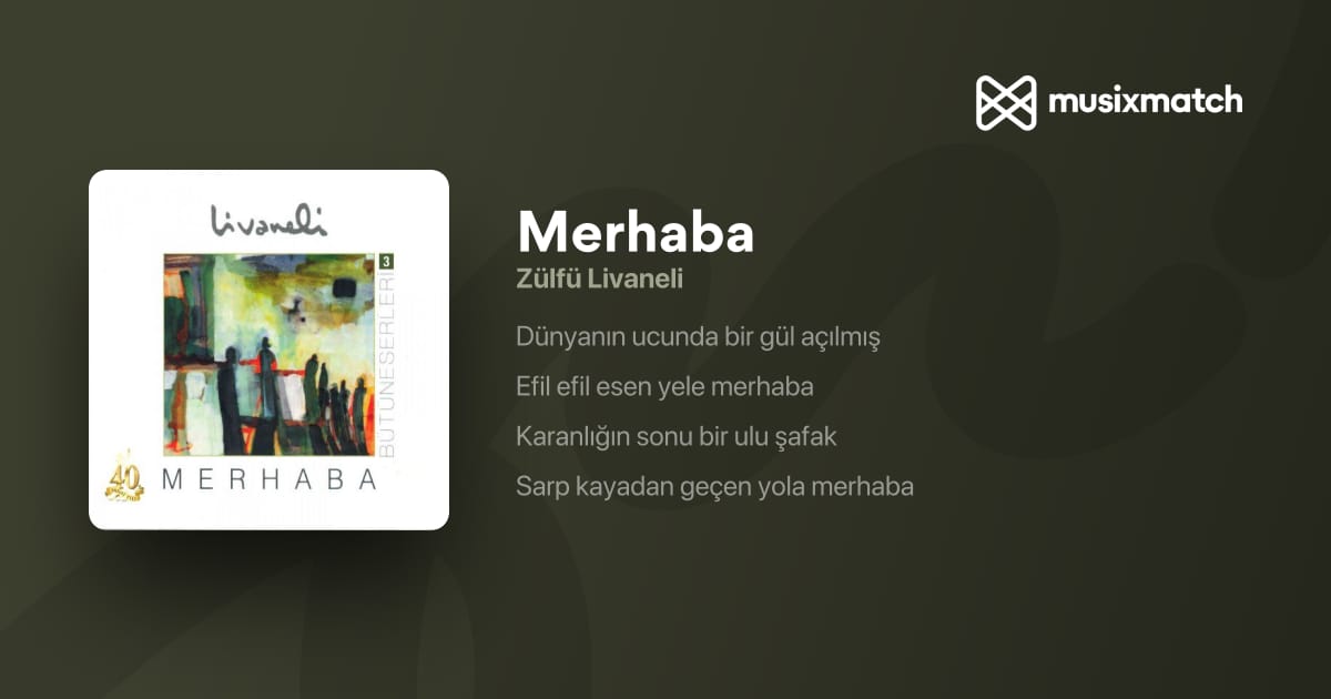 Zülfü Livaneli – Merhaba Akor ve Nota